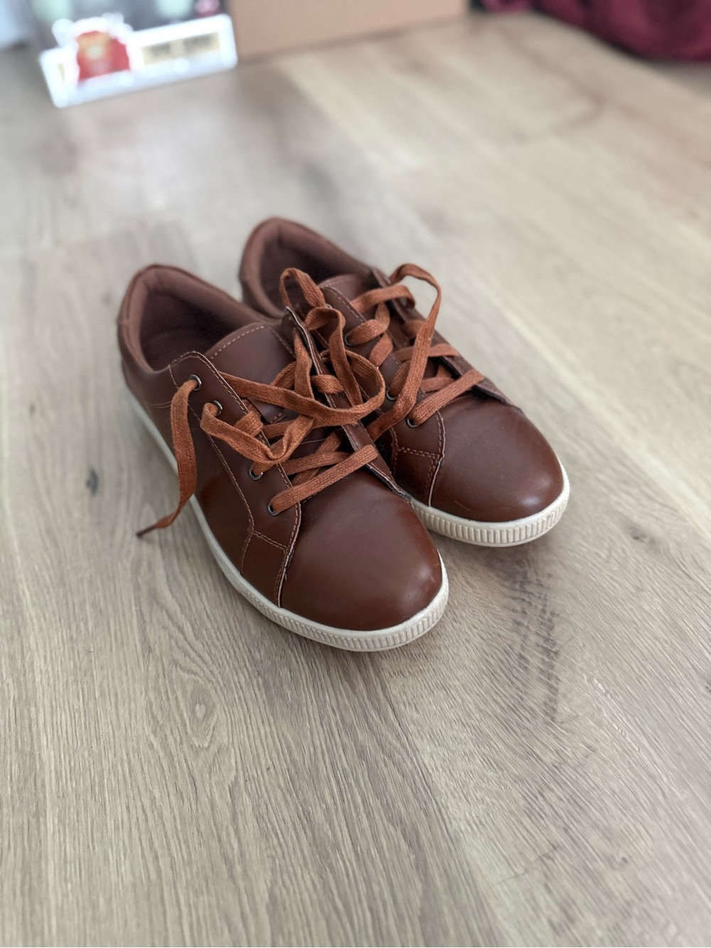 Deer Stags Big Kids 5.5 Kane Sneaker Shoes Unisex Dark Tan